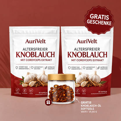 AuriVelt Gereifter, geruchloser Knoblauch