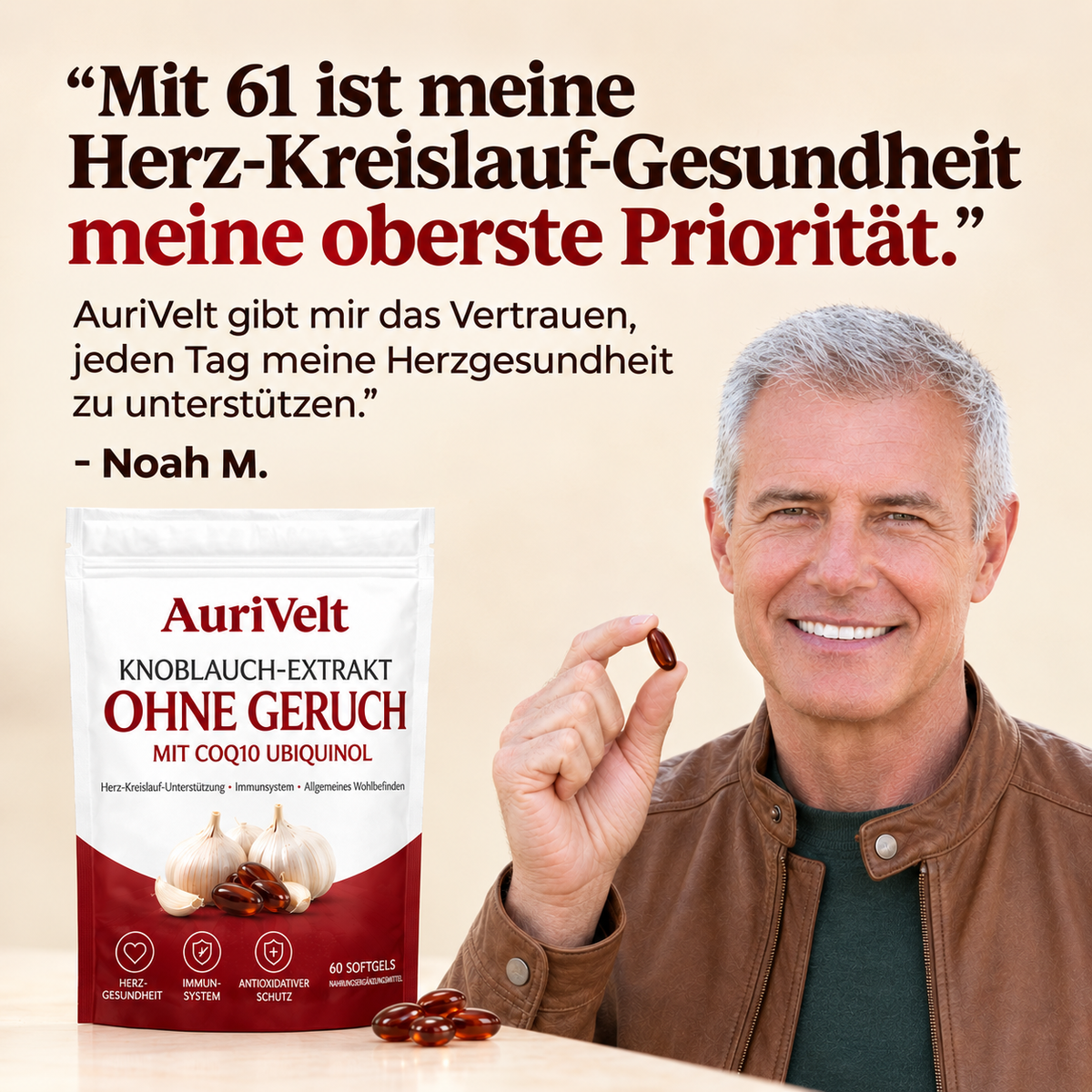 AuriVelt Gereifter, geruchloser Knoblauch