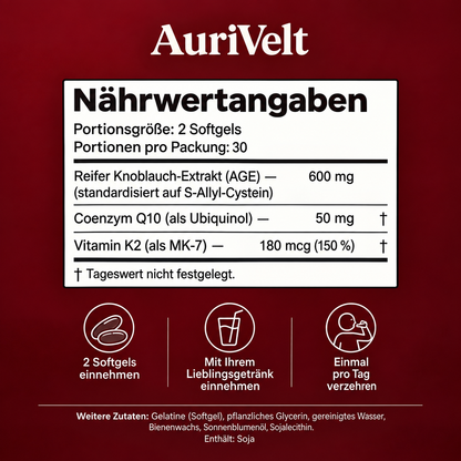 AuriVelt Gereifter, geruchloser Knoblauch